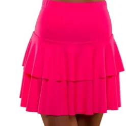 Nederdel flæse NEON PINK
