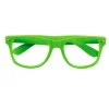 Neonbrille uden glas i grøn