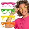 Neonbrille uden glas i orange