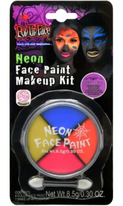 Neon facepaint sæt