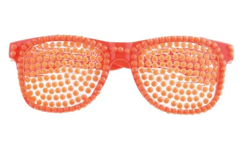 Neon Perlebrille ORANGE