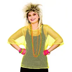 Net bluse i NEON farve