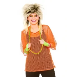 Net bluse i NEON farve
