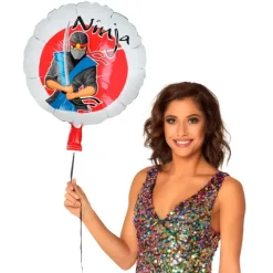 Ninja folie ballon Ø 45cm
