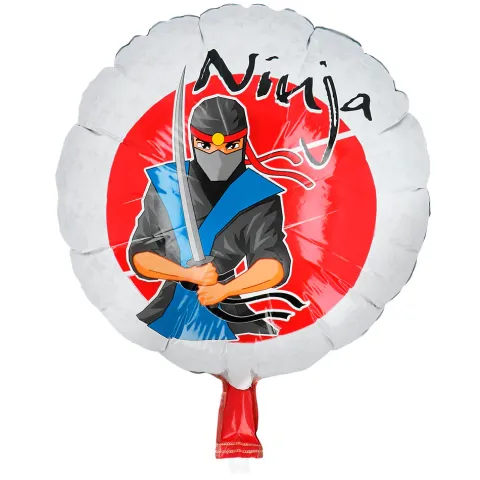 Ninja folie ballon Ø 45cm
