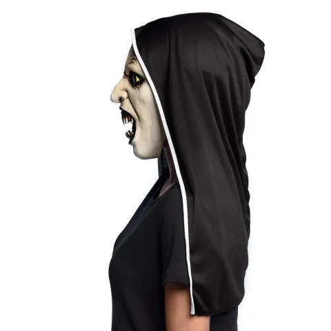 Nonne halloween maske i latex