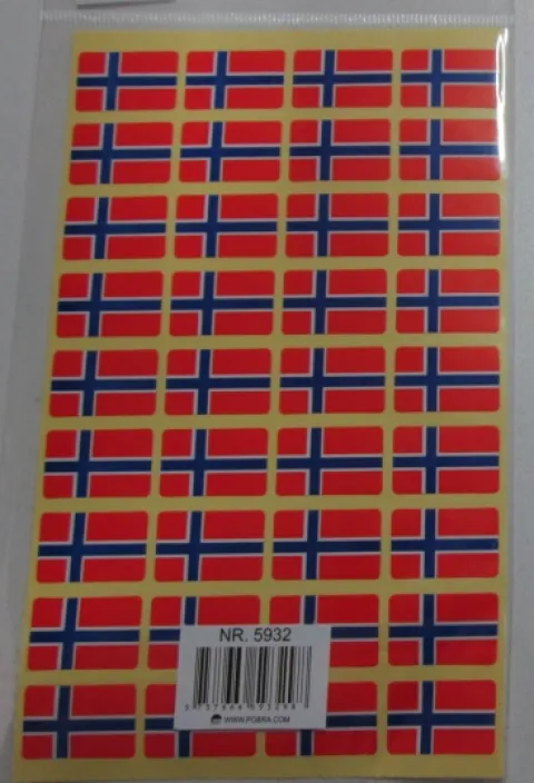 Oblater Norge, ark med 72 stk