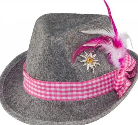 Oktoberfest hat i grå til kvinder