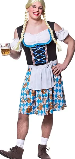 Oktoberfest Kjole Bavarian Beer til mænd