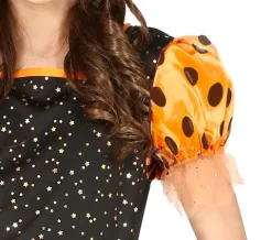 Orange heksekostume