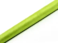 Organza Bordløber i limegrøn