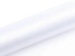 Organza bordløber smal i hvid