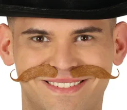 Overskæg bavarian brun