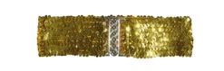 Paillet bælte guld