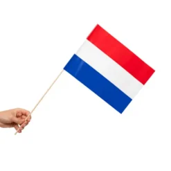 Papirflag på pind 10 stk - Holland