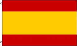 Papirflag Spanien på pind, A4