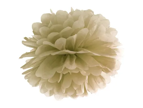 Papir pom pom guld Ø 35