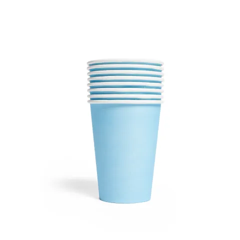 Papkopper i Lyseblå 210ml