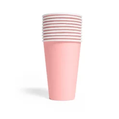 Papkopper i lyserød 350ml