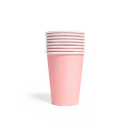Papkopper i Lyserød 210ml