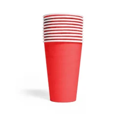 Papkopper i rød 350ml