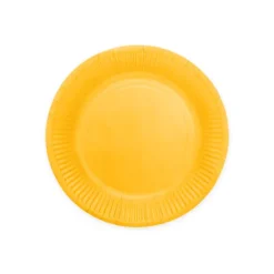 Paptallerken i Gul 23cm
