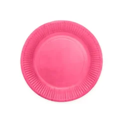 Paptallerken i Pink 23cm