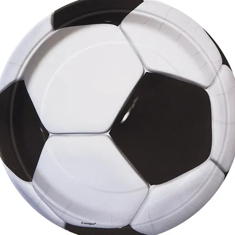 Paptallerken med Fodbold