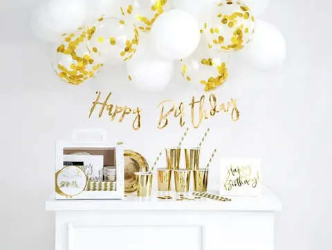 Partybox Fødselsdag Guld