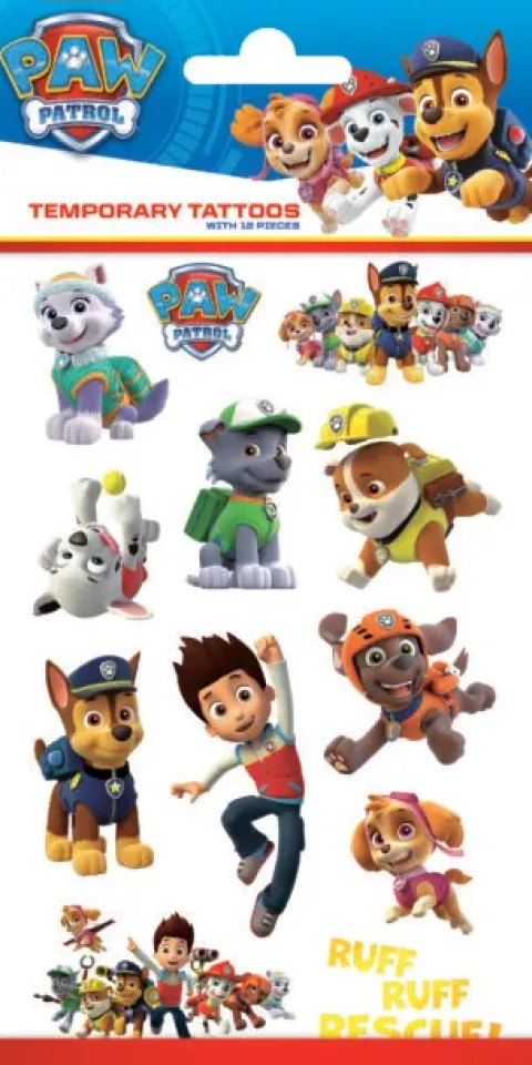 Paw Patrol Tatoveringer