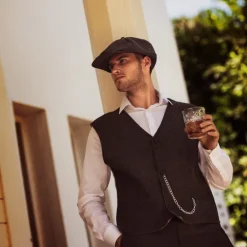 Peaky Blinders vest og hat