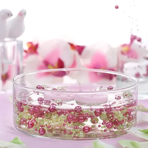 Perleguirlande i Gammel-rosa