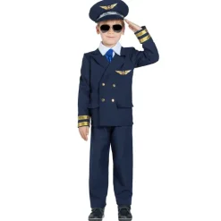 Pilot Orville kostume dreng
