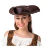 Pirathat Tricorn i brun