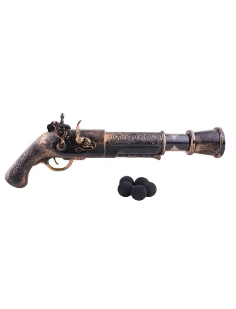 Pirat pistol skyder med kugler - Big Berta