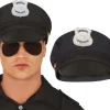 Police hat - Sort