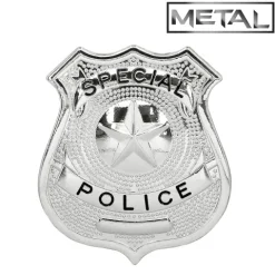 Politi badge metal