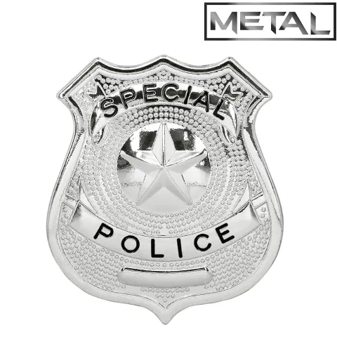 Politi badge metal