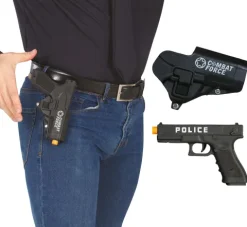 Politi Pistol med Hylster