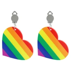 Pride Hjerte Øreringe