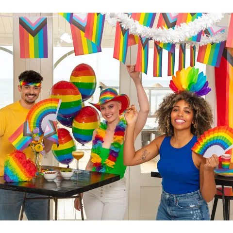 Pride Vifter Regnbue 6 stk