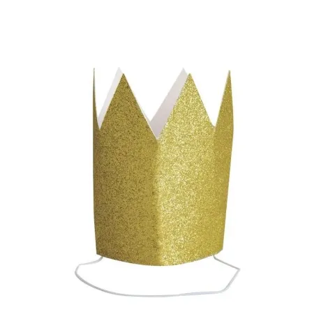 Prinsessekroner i glitter karton