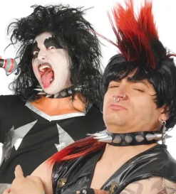 Punker halsbånd med store nitter