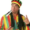 Rasta hat med dreadlocks
