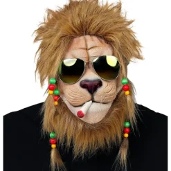 Rasta løve halvmaske