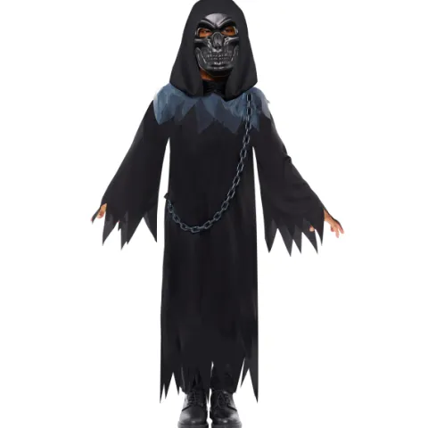 Reaper kåbe med maske til børn
