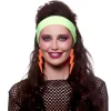 Øreringe - clips med Lyn i neon orange