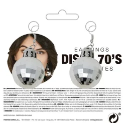 Øreringe med Discokugler