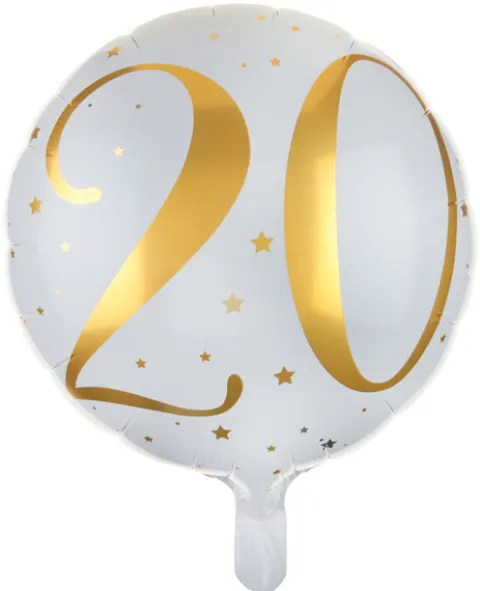 20 år Folieballon