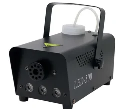 Røgmaskine med Lys og Fjernbetjening 500W